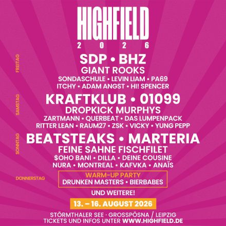 Highfield Festival 2026