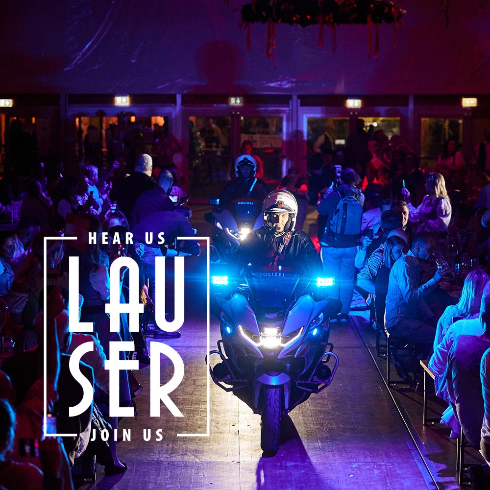 Polizeikalenderpräsentation 2027 - Die Lauser am 30. September 2026 @ Nordic Spirit Kaiser Zelt.