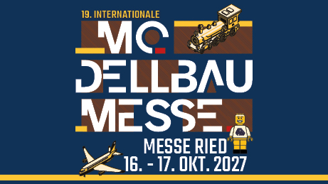 Modellbaumesse Ried 2027 am 16. October 2027 @ Messe Ried.
