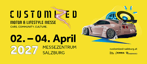Motor & Lifestyle Messe Customized 2027 am 2. April 2027 @ Messezentrum Salzburg.