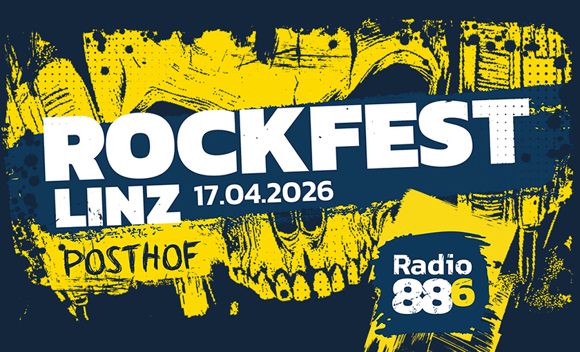 Radio 88.6 Rockfest Linz am 17. April 2026 @ Posthof Linz.