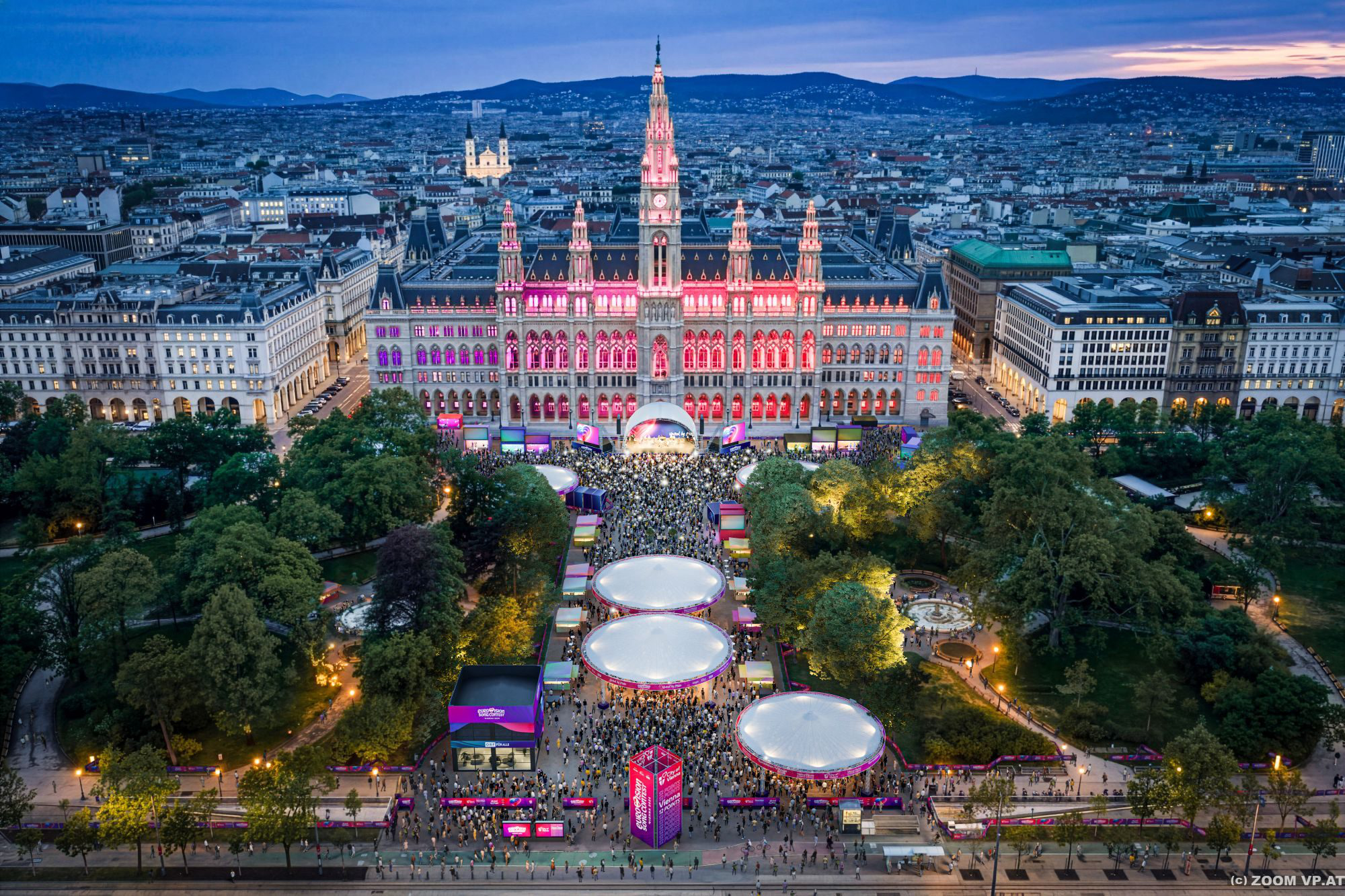Eurovision Village 2026 am 16. May 2026 @ Rathausplatz.