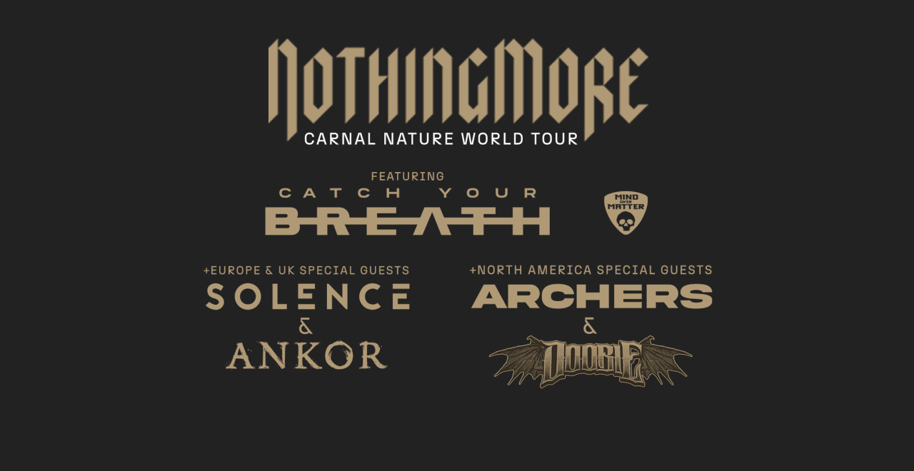 Nothing More am 19. November 2025 @ Arena Wien.