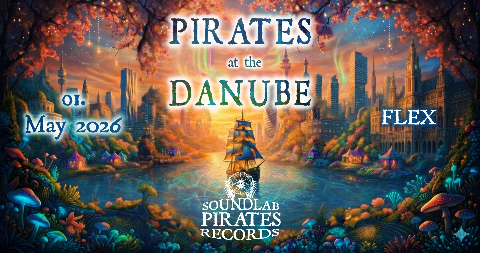 PIRATES AT THE DANUBE - 1. Mai Afterparty 2026 am 1. May 2026 @ Flex.