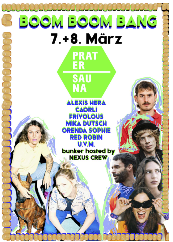 Boom Boom Bang am 7. March 2025 @ Pratersauna.