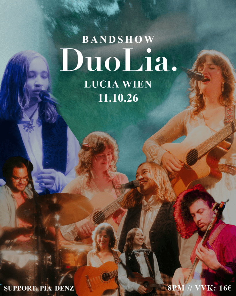 DuoLia. Bandshow am 11. October 2026 @ Lucia.