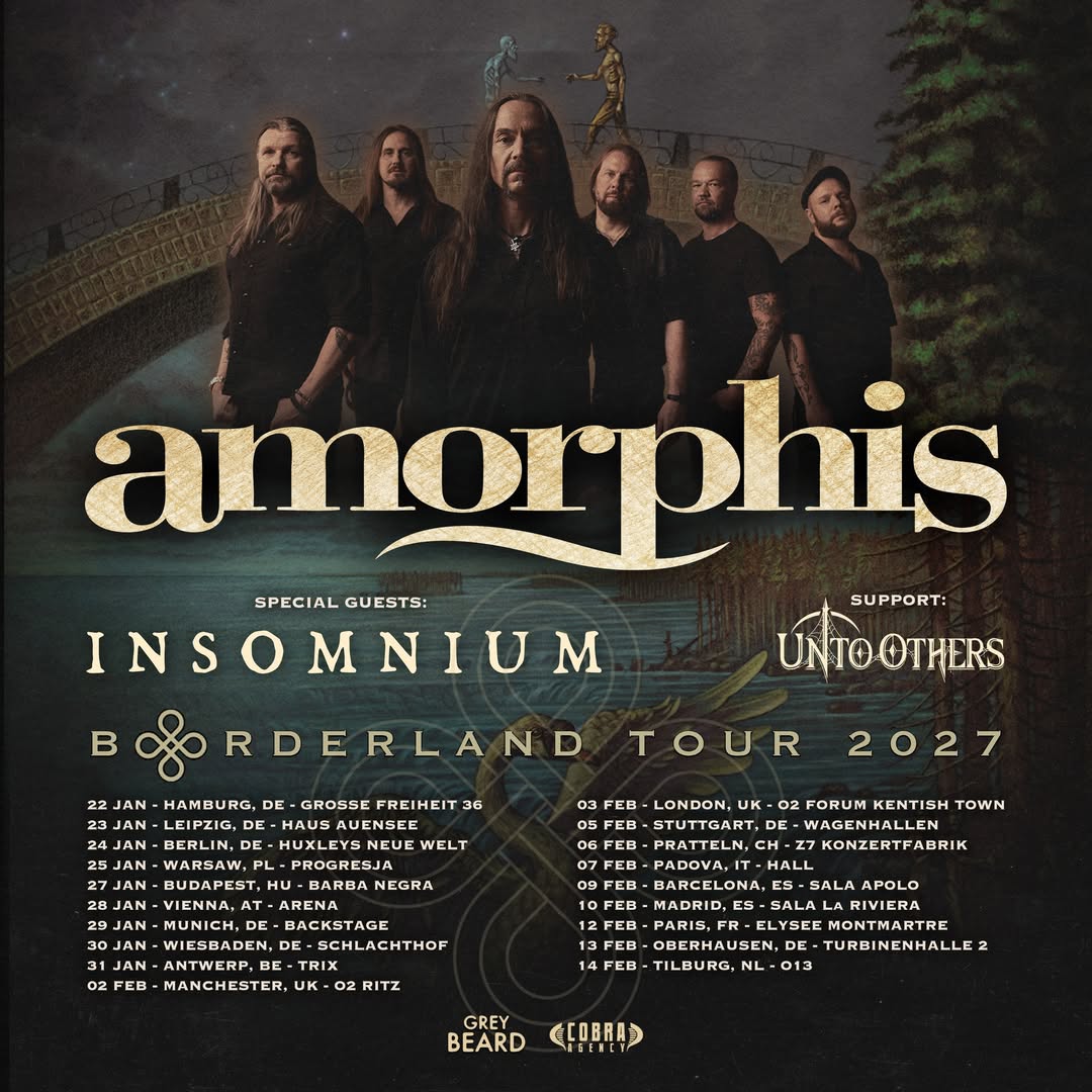 AMORPHIS am 28. January 2027 @ Arena Wien.