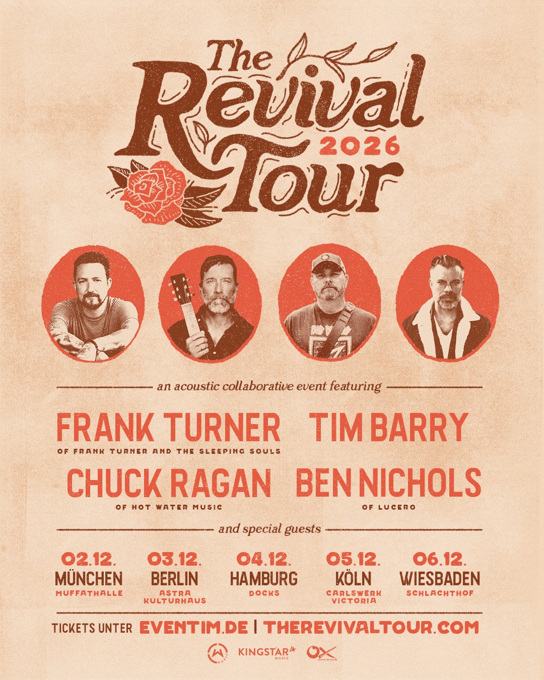 The Revival Tour am 2. December 2026 @ Muffatwerk.