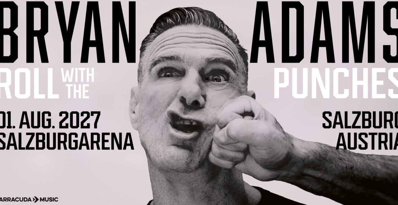 Bryan Adams am 1. August 2027 @ Salzburgarena.