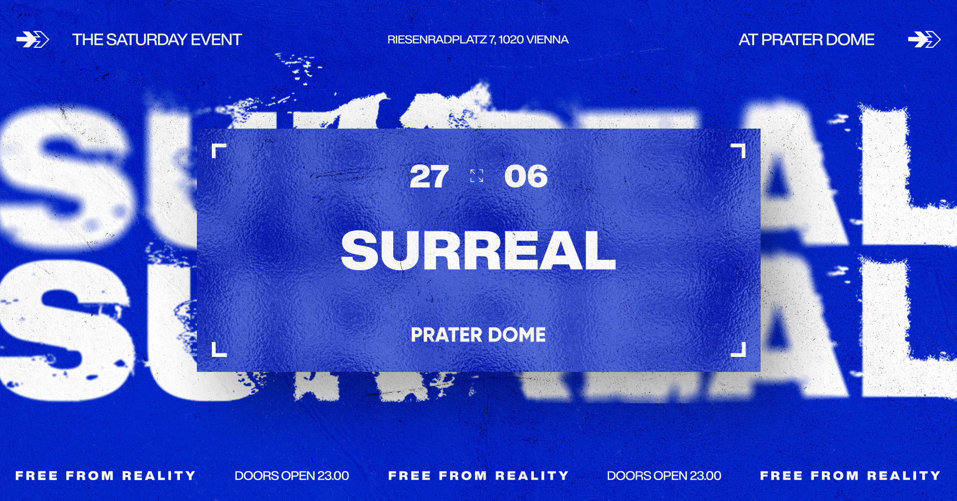 SURREAL am 27. June 2026 @ Prater Dome.