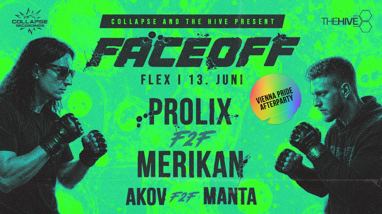 FACE OFF am 13. June 2026 @ Flex.