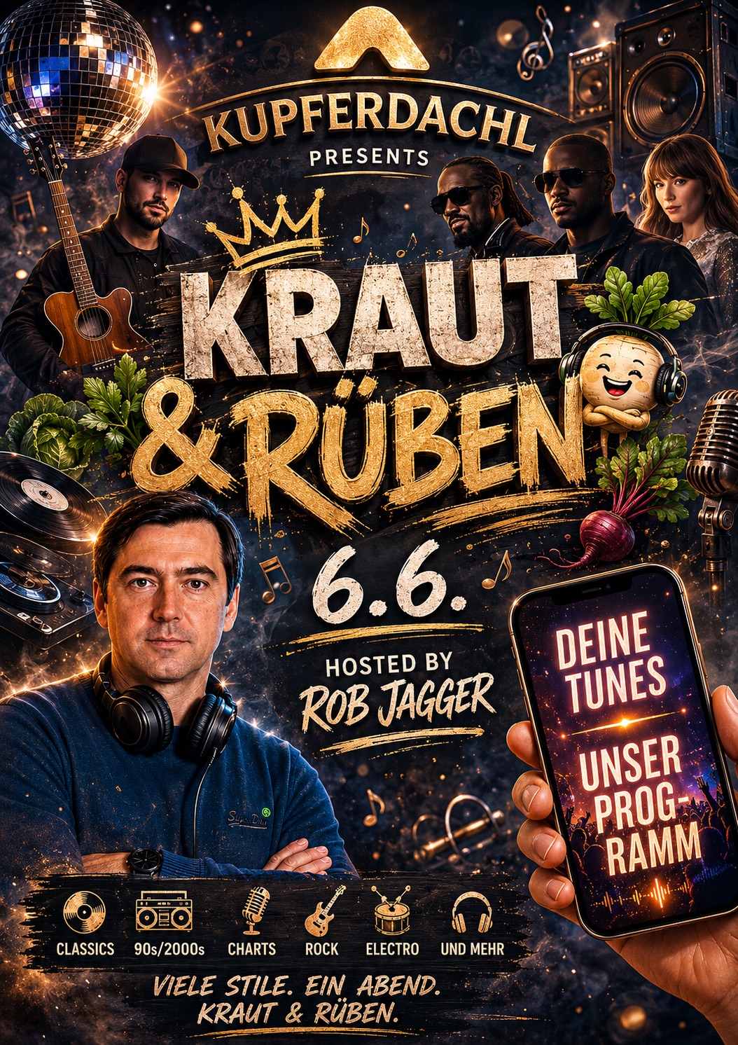 Kraut & Rüben am 6. June 2026 @ Kupferdachl.