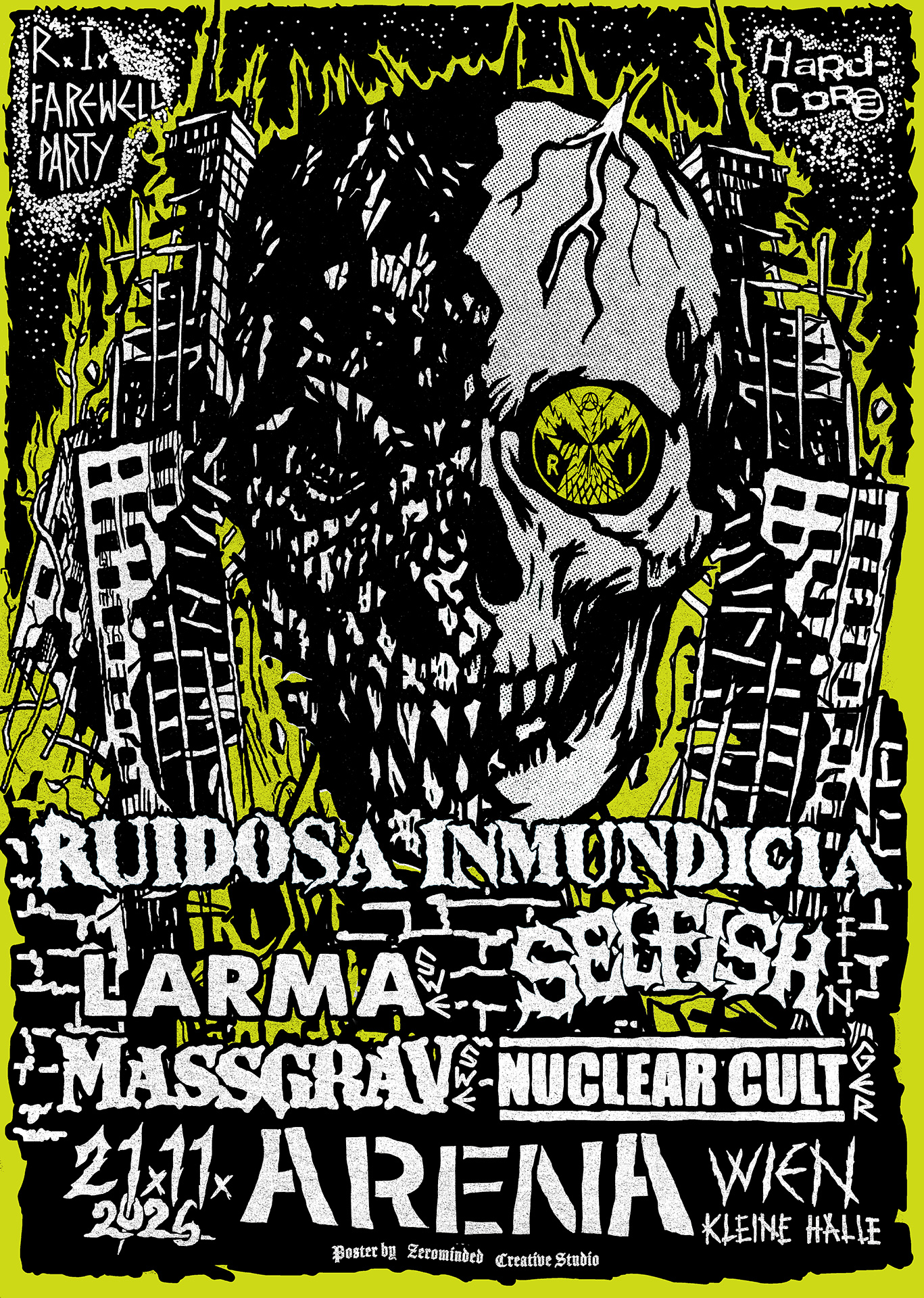 RUIDOSA INMUNDICIA am 21. November 2026 @ Arena Wien.