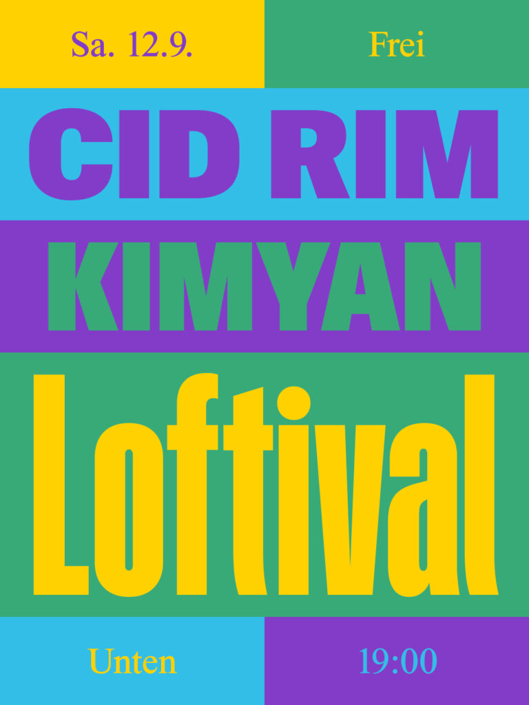 CID RIM & Kimyan am 12. September 2026 @ The Loft.