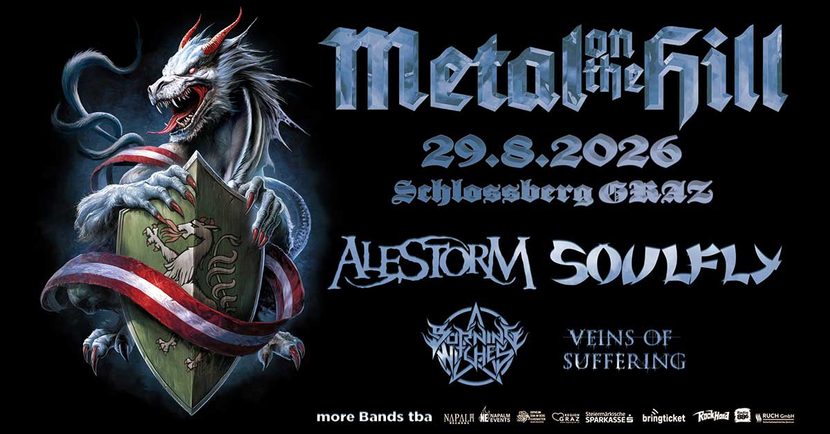 Metal on the Hill 2026 am 29. August 2026 @ Schlossbergbühne Kasematten.