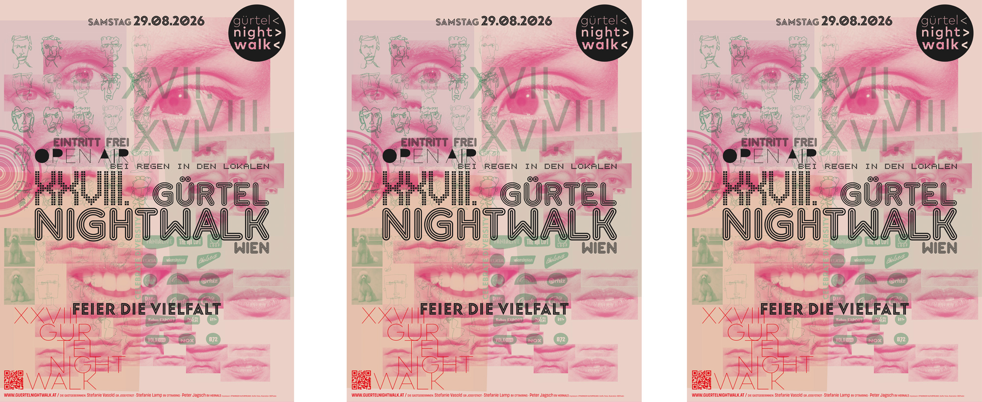 NIGHTWALK XXVIII am 29. August 2026 @ Café Carina.