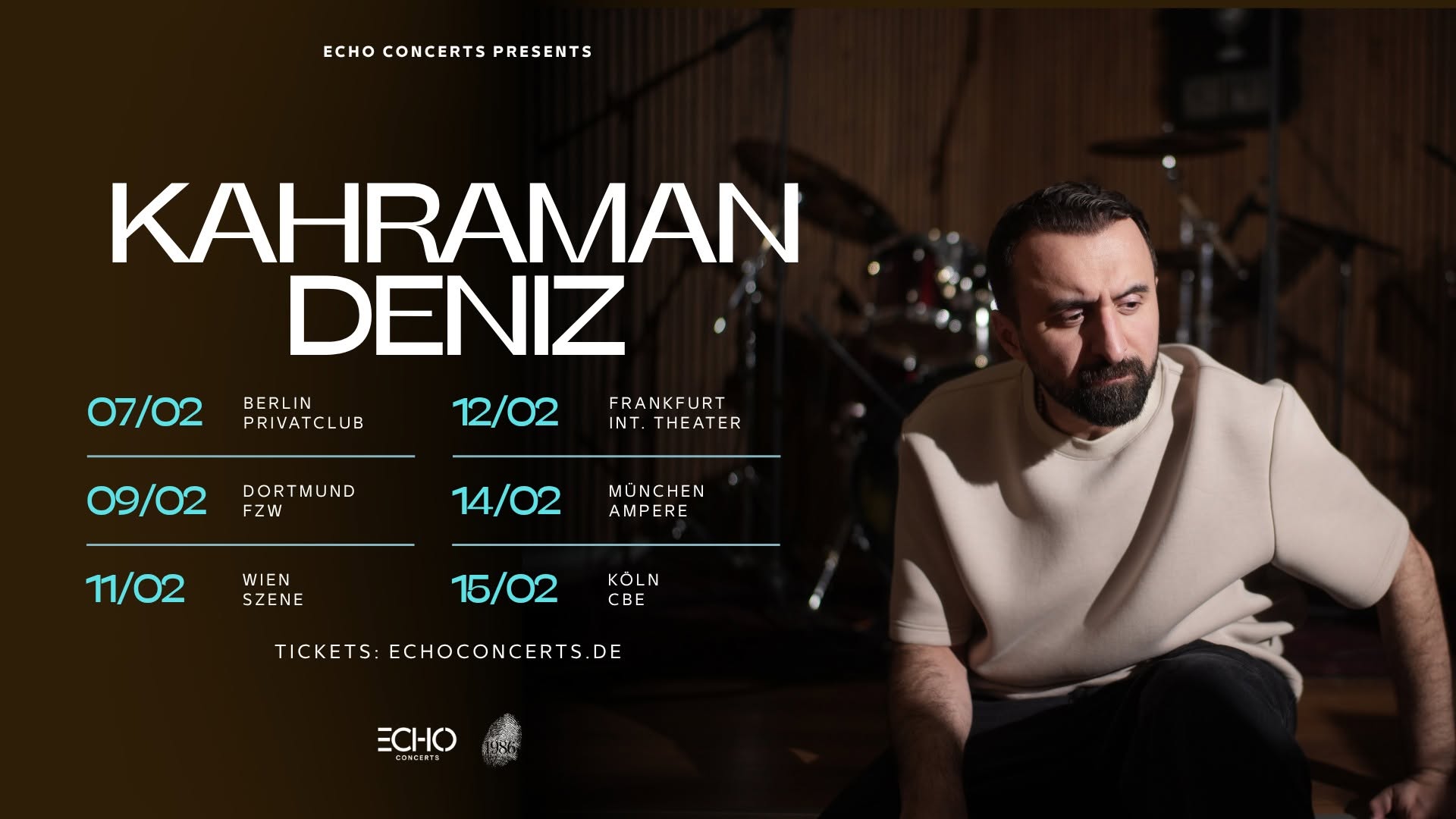 Kahraman Deniz am 11. February 2027 @ Szene Wien.