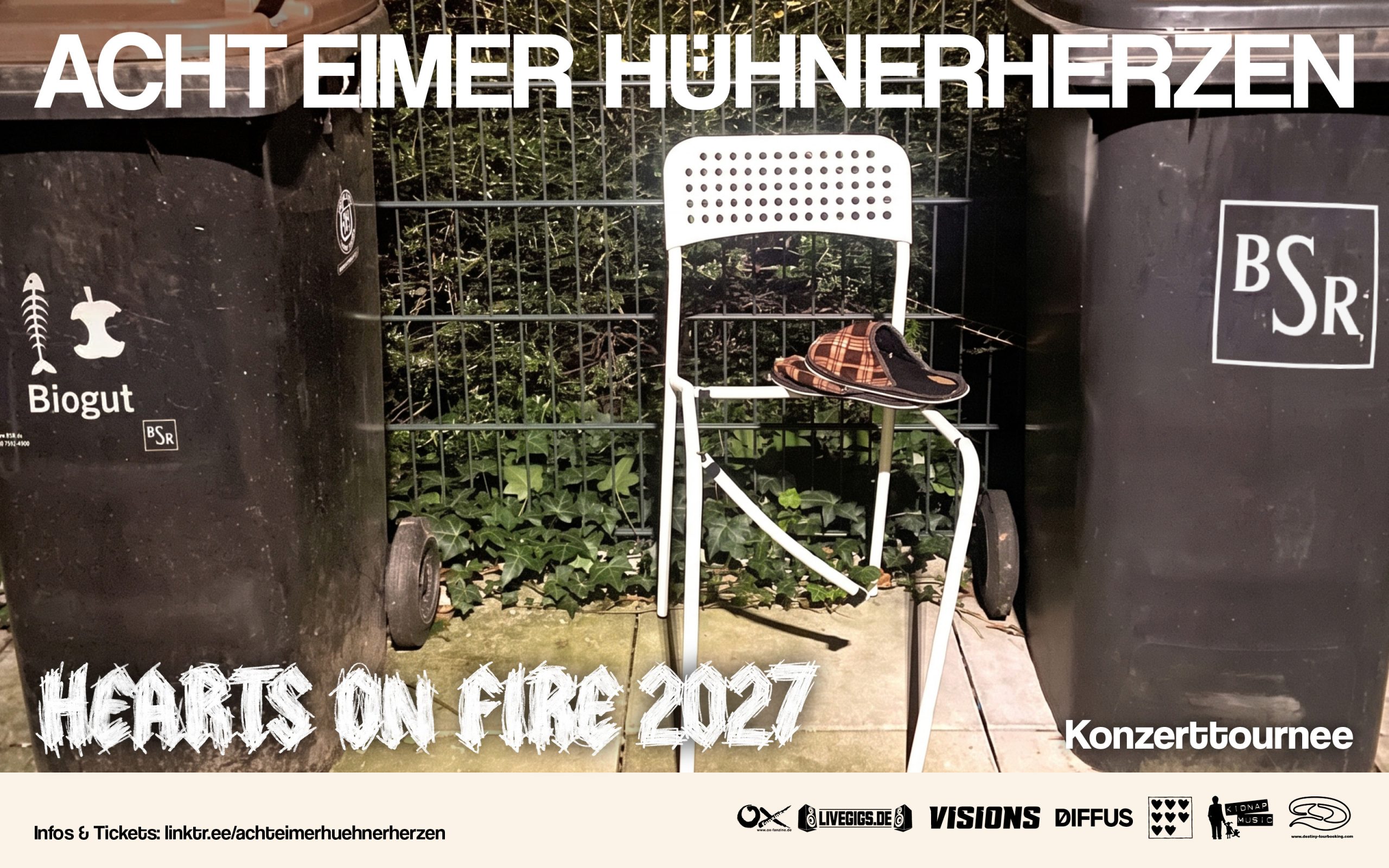 ACHT EIMER HÜHNERHERZEN am 3. April 2027 @ Explosiv.