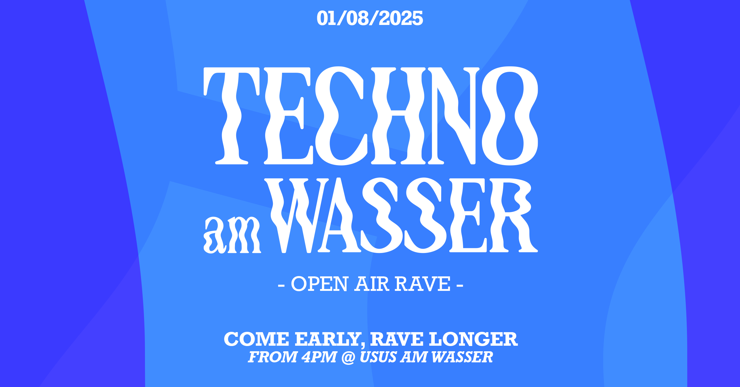 Techno am Wasser am 1. August 2025 @ USUS am Wasser. Techno am Wasser am 1. August 2025 @ USUS am Wasser.