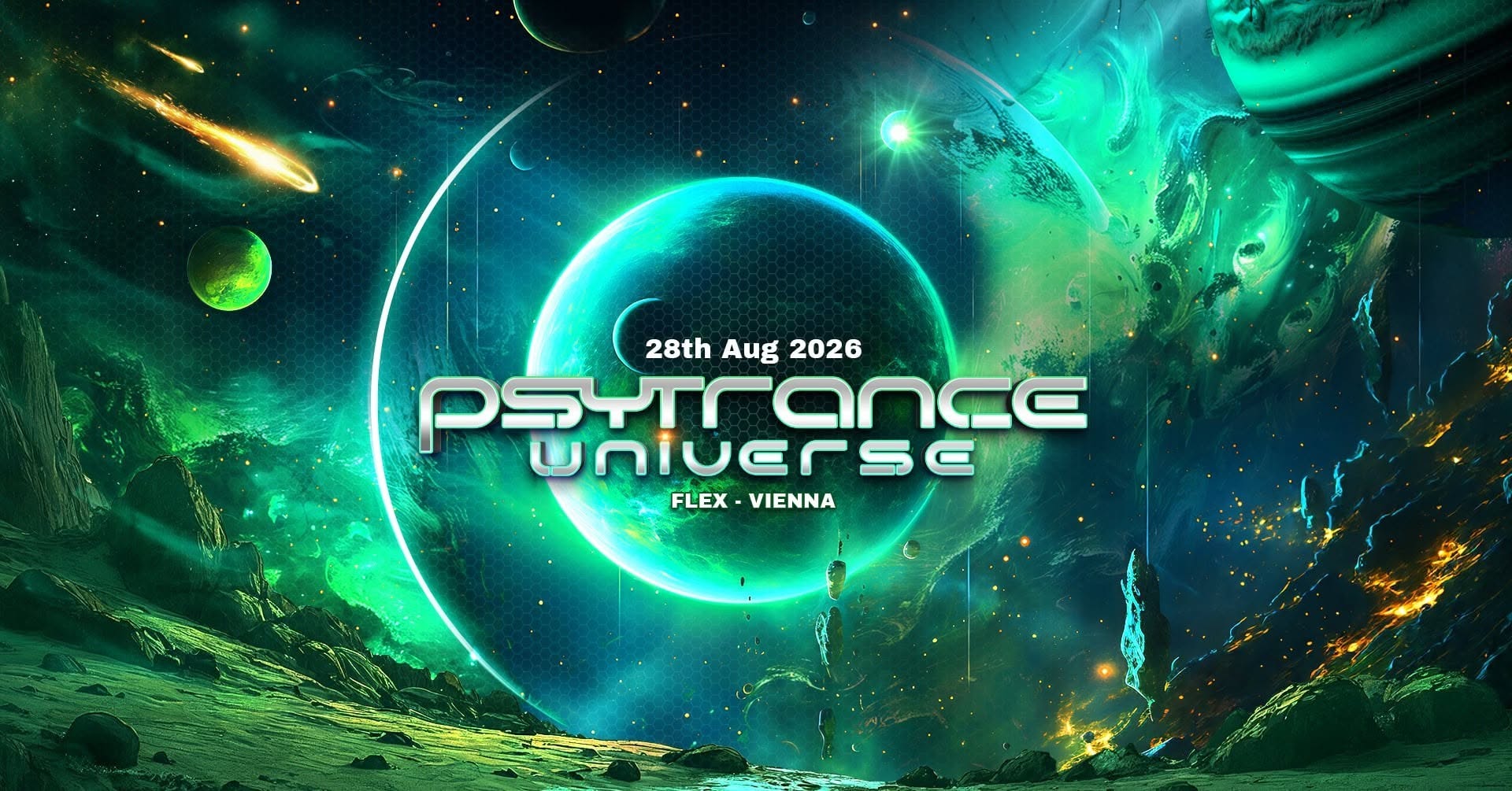 PSYTRANCE UNIVERSE w/ VEGAS (Brasil) am 28. August 2026 @ Flex.