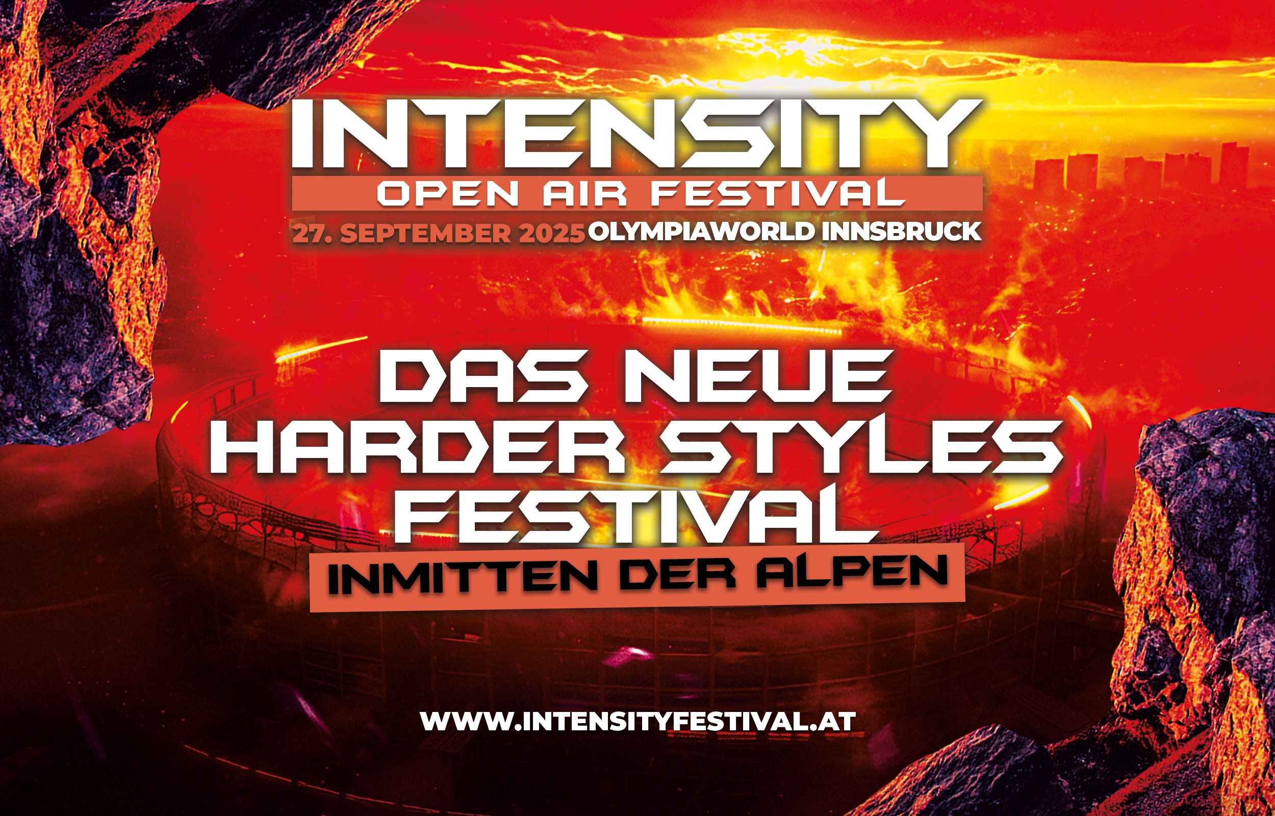 Intensity Open Air Festival am 27. September 2025 @ Olympiaworld Innsbruck.