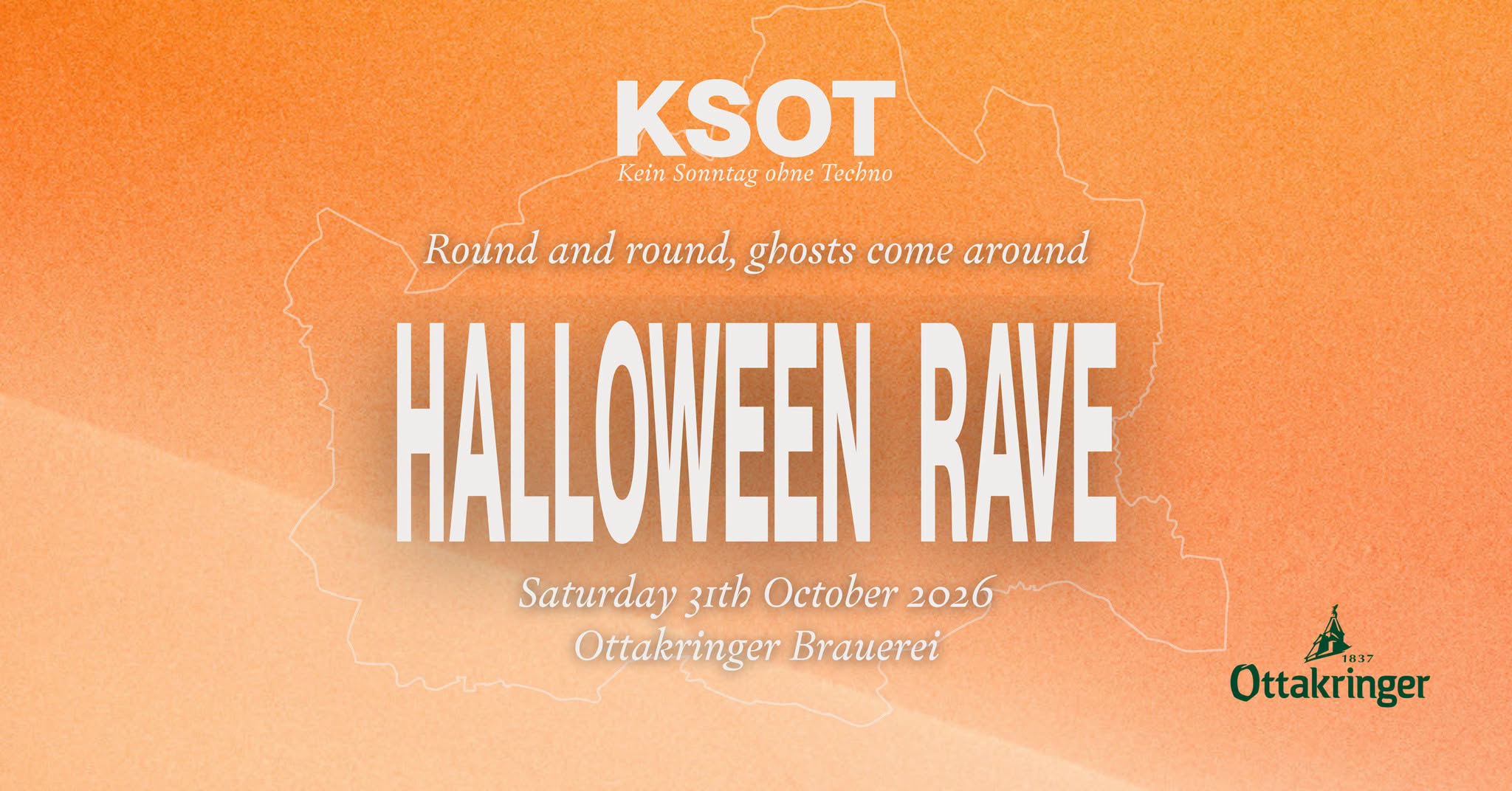 Halloween Warehouse Rave am 31. October 2026 @ Ottakringer Brauerei.