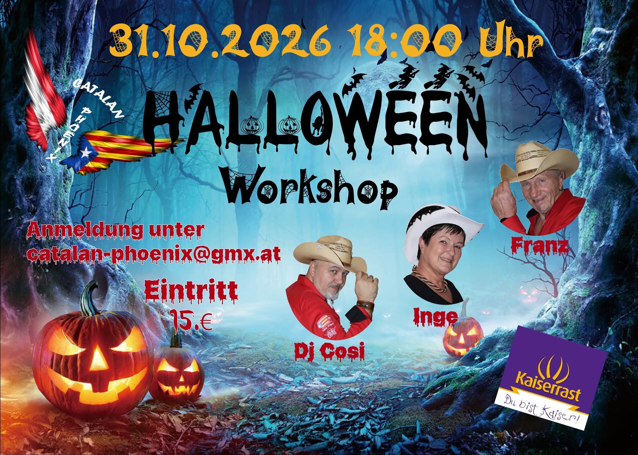 Halloween Workshop am 31. October 2026 @ Kaiserrast Stockerau.