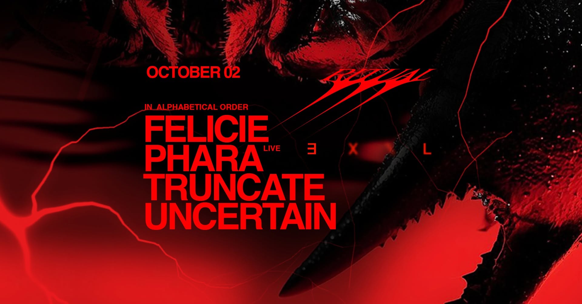 RITUAL II am 2. October 2026 @ EXIL.