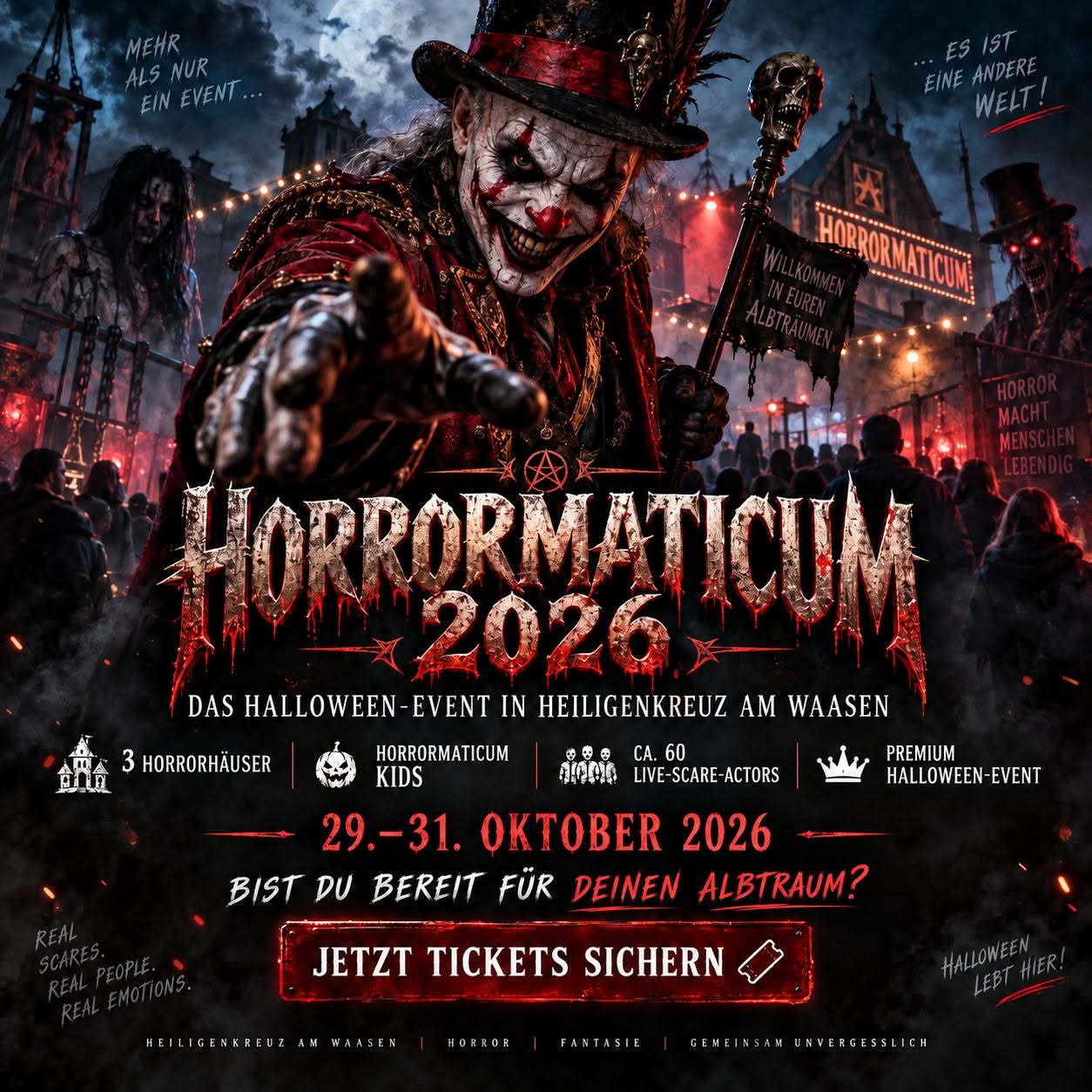 Horrormaticum am 29. October 2026 @ Heiligenkreuz am Waasen.