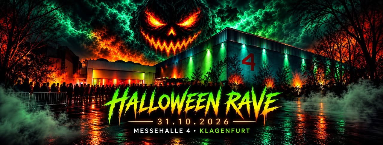 Halloween Rave am 31. October 2026 @ Messehalle 4.