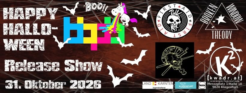 Unicorn Halloween am 31. October 2026 @ Jugendkulturzentrum Kwadrat.