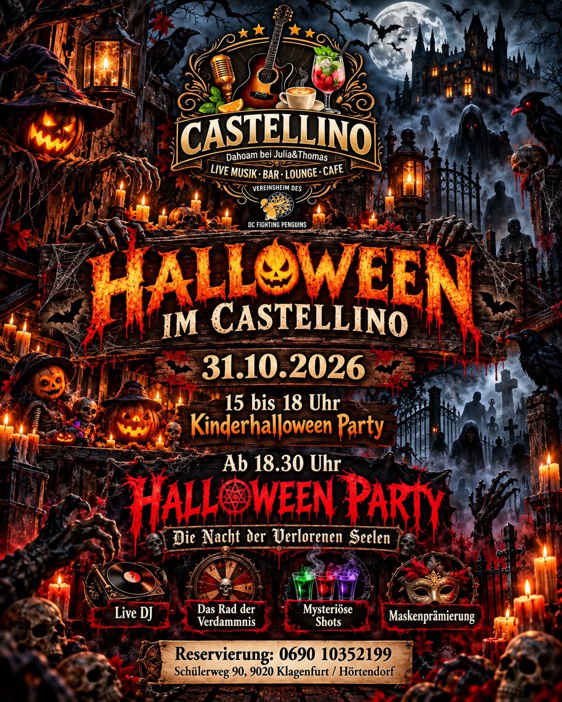 Die Nacht der Verlorenen Seelen am 31. October 2026 @ Castellino.