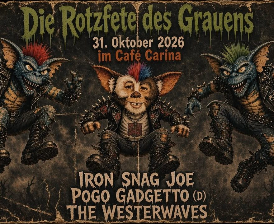 Die Rotzfete des Grauens 2026