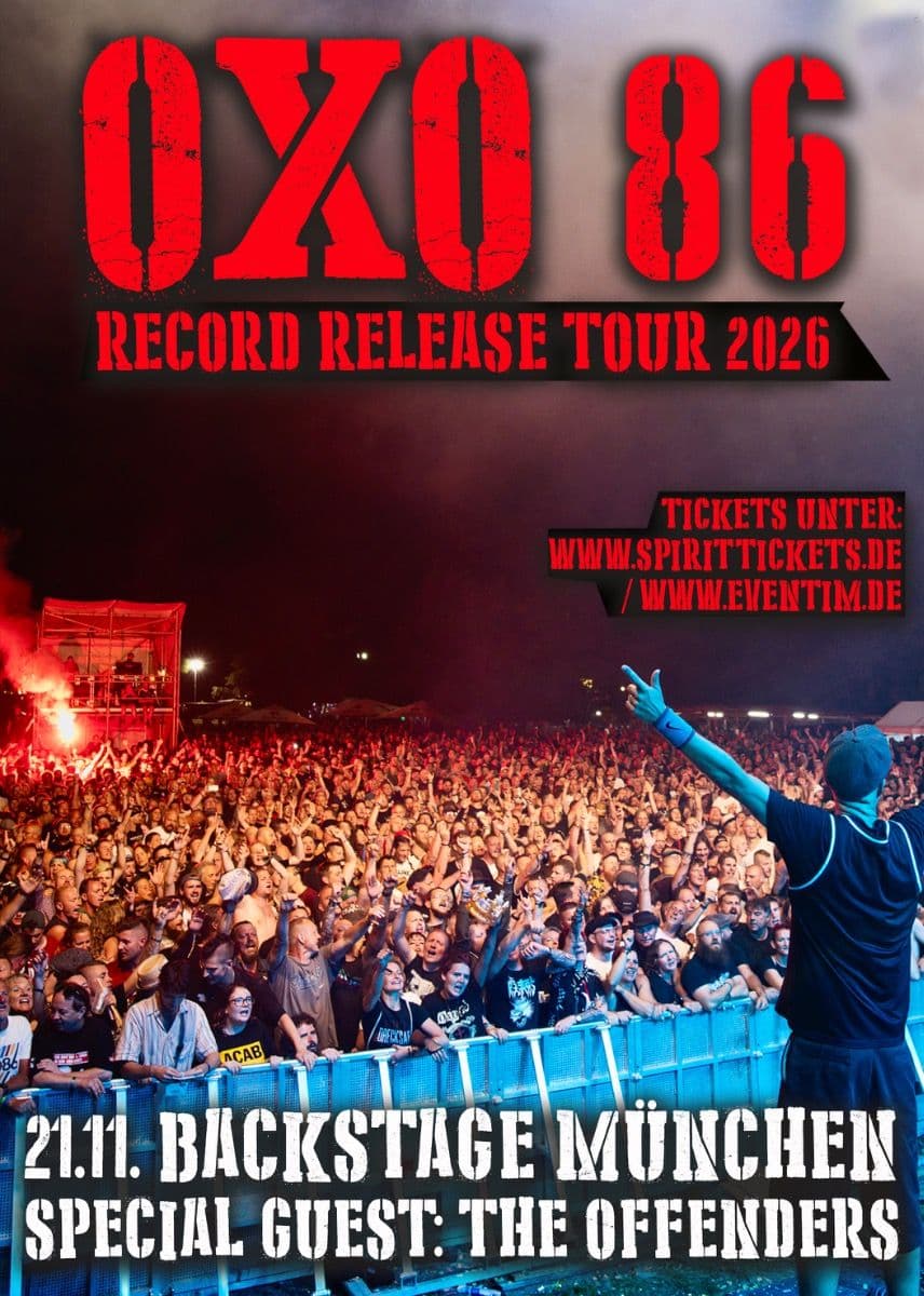 OXO 86 am 21. November 2026 @ Backstage München.