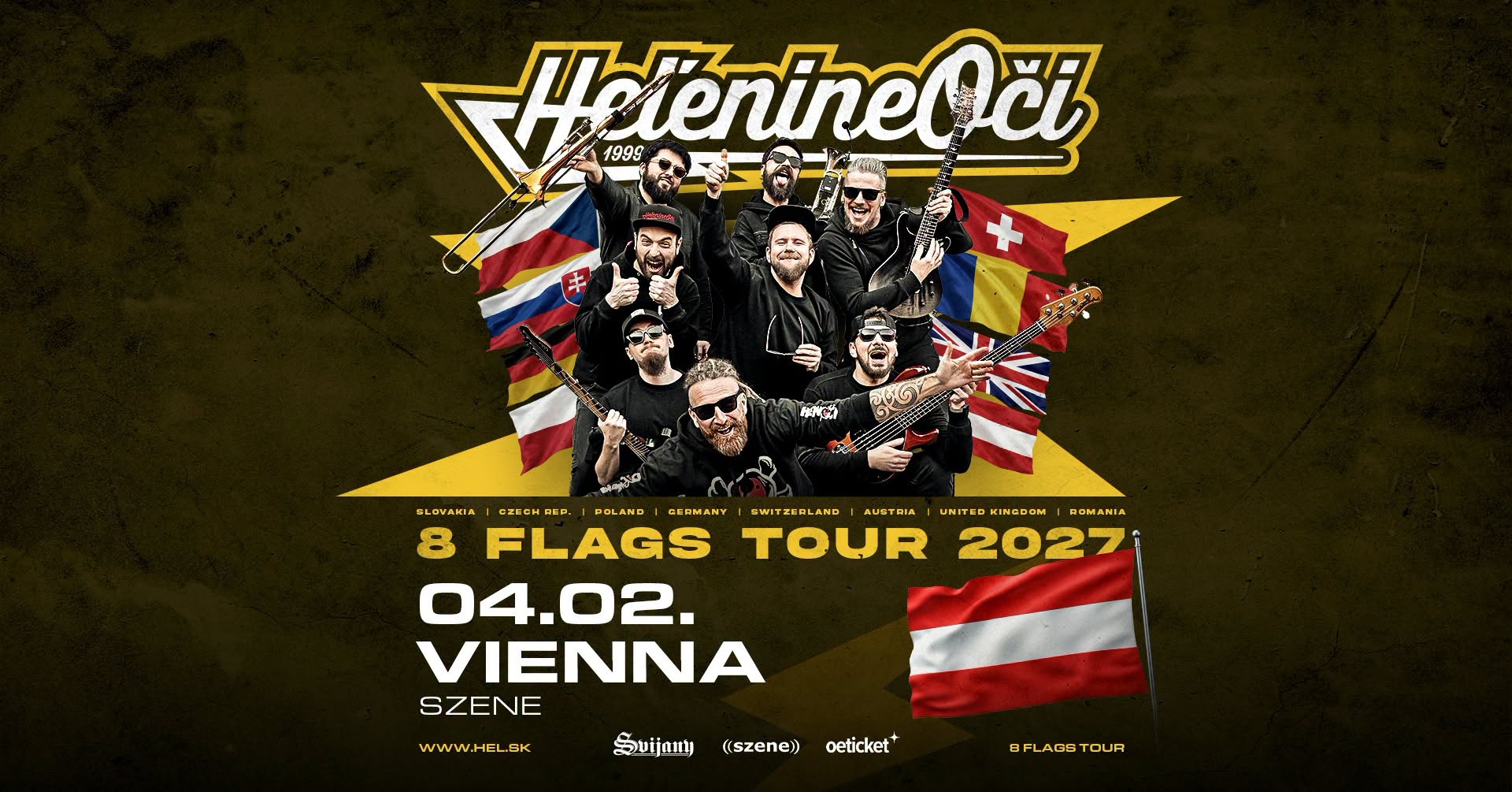 HEĽENINE OČI am 4. February 2027 @ Szene Wien.