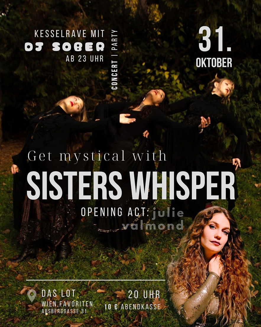 Get mystical: Sister's Whisper am 31. October 2026 @ Das LOT.