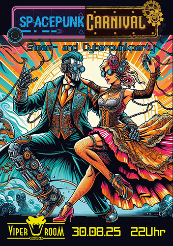Spacepunk Carnival am 30. August 2025 @ Viper Room. Spacepunk Carnival am 30. August 2025 @ Viper Room.