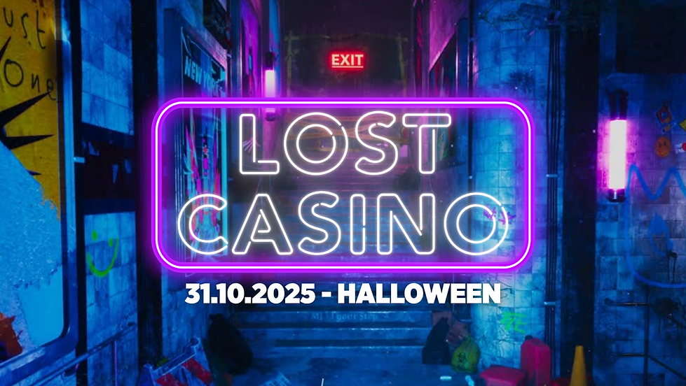 LOST CASINO - Halloween Party am 31. October 2025 @ Fritz Club. LOST CASINO - Halloween Party am 31. October 2025 @ Fritz Club.