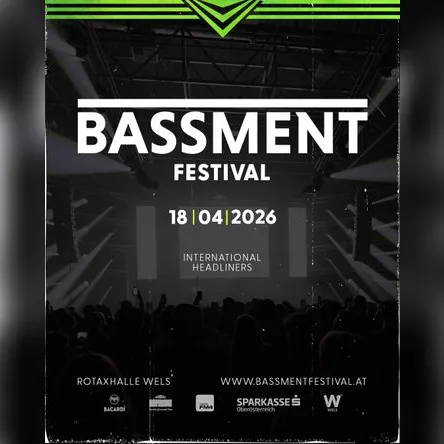 BASSMENT Festival 2026 am 18. April 2026 @ Rotax Halle.