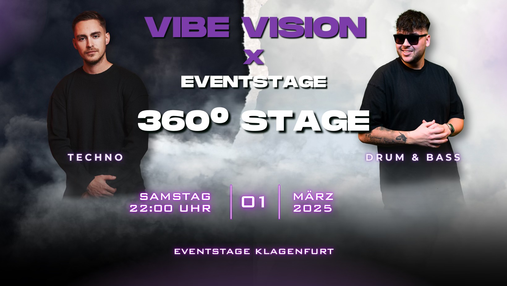 Vibe Vision - 360° Stage am 1. March 2025 @ Eventstage Klagenfurt. Vibe Vision - 360° Stage am 1. March 2025 @ Eventstage Klagenfurt.