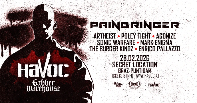 HAVOC: GABBER WAREHOUSE am 28. February 2026 @ Secret Location.
