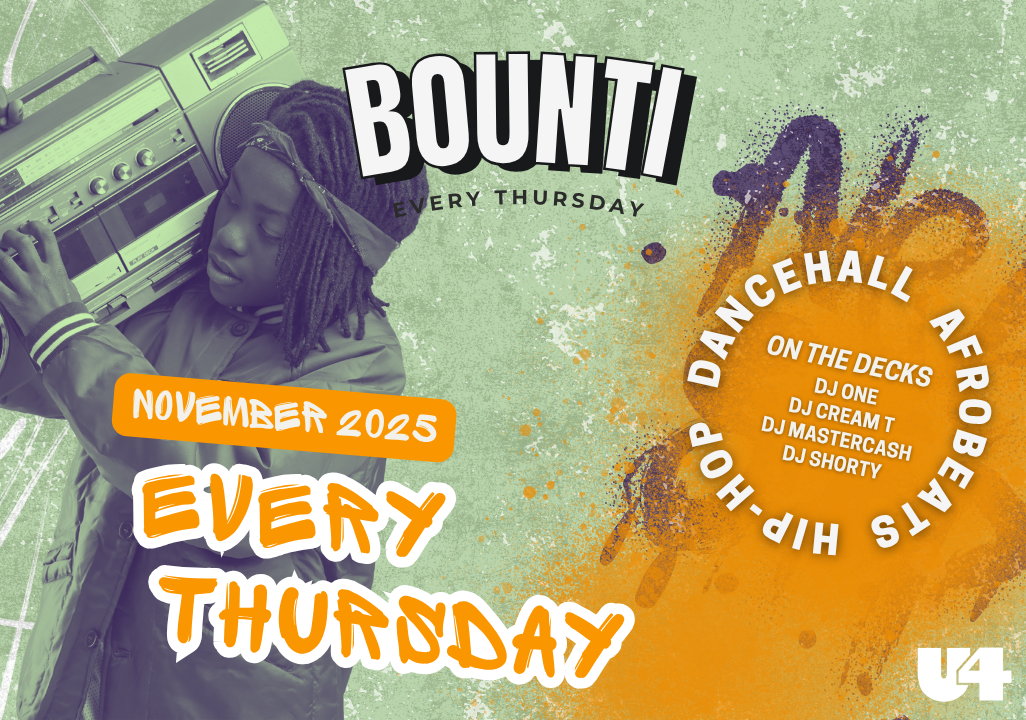 BOUNTI am 6. November 2025 @ U4 Vienna. BOUNTI am 6. November 2025 @ U4 Vienna.
