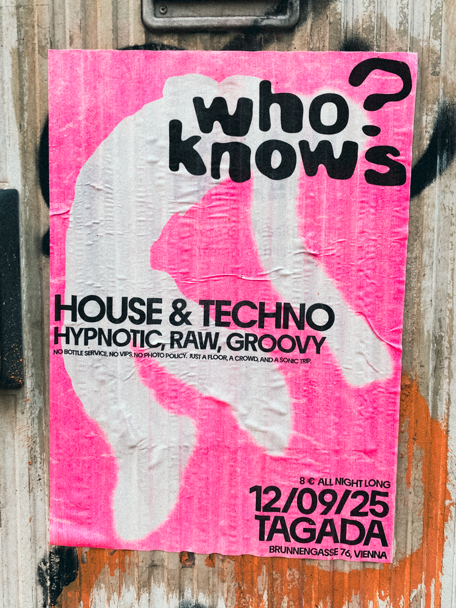 Who Knows? am 12. September 2025 @ Tagada.