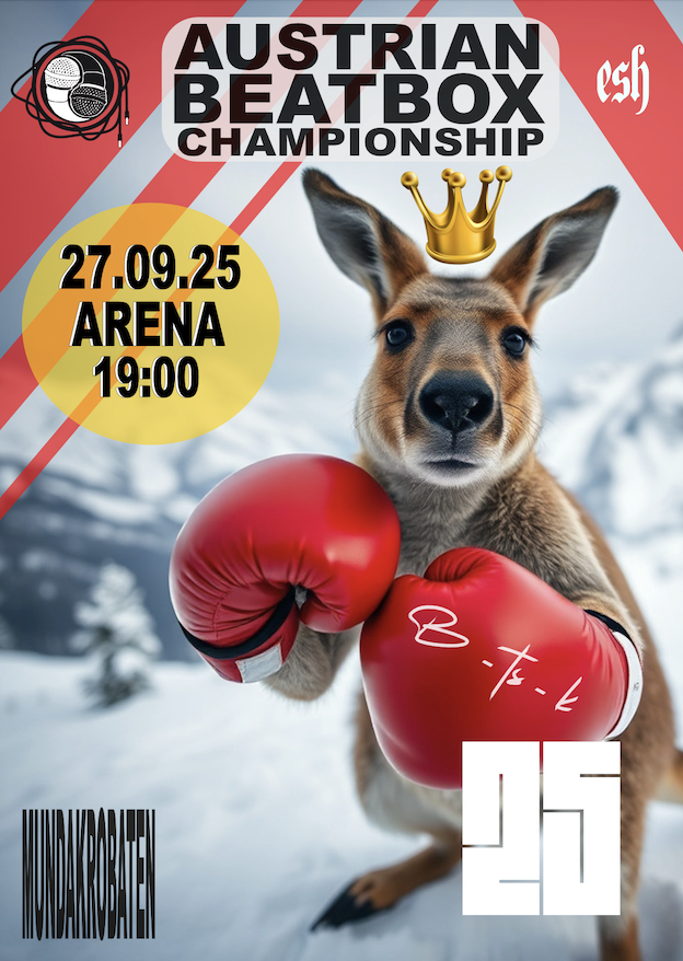 Austrian Beatbox Championship am 27. September 2025 @ Arena Wien.