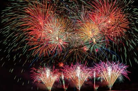 Feuerwerk zur Gartenbaumesse Tulln