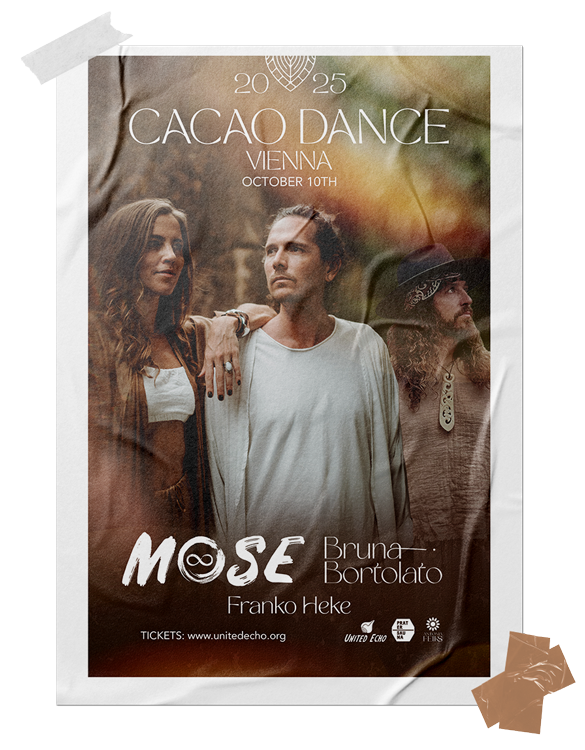 Mose Cacao Dance am 10. October 2025 @ Pratersauna. Mose Cacao Dance am 10. October 2025 @ Pratersauna.