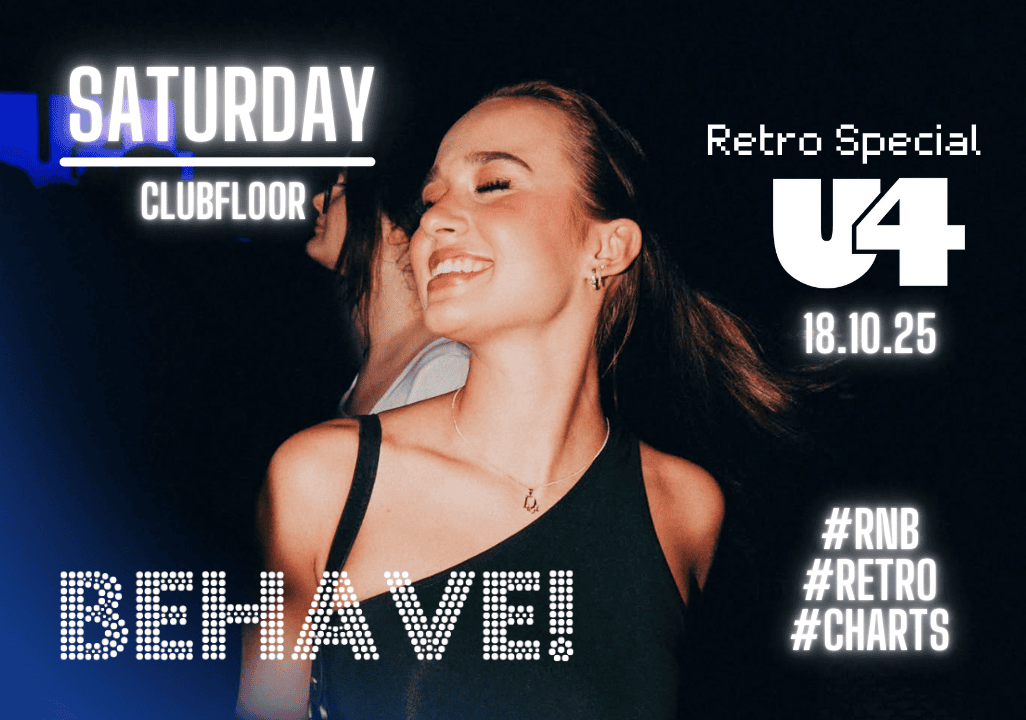 BEHAVE! am 18. October 2025 @ U4 Vienna. BEHAVE! am 18. October 2025 @ U4 Vienna.