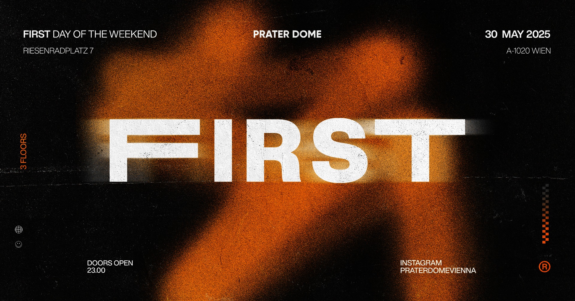 FIRST am 30. May 2025 @ Prater Dome. FIRST am 30. May 2025 @ Prater Dome.