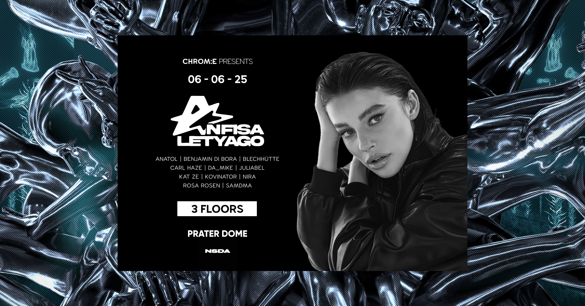 ANFISA LETYAGO am 6. June 2025 @ Prater Dome. ANFISA LETYAGO am 6. June 2025 @ Prater Dome.