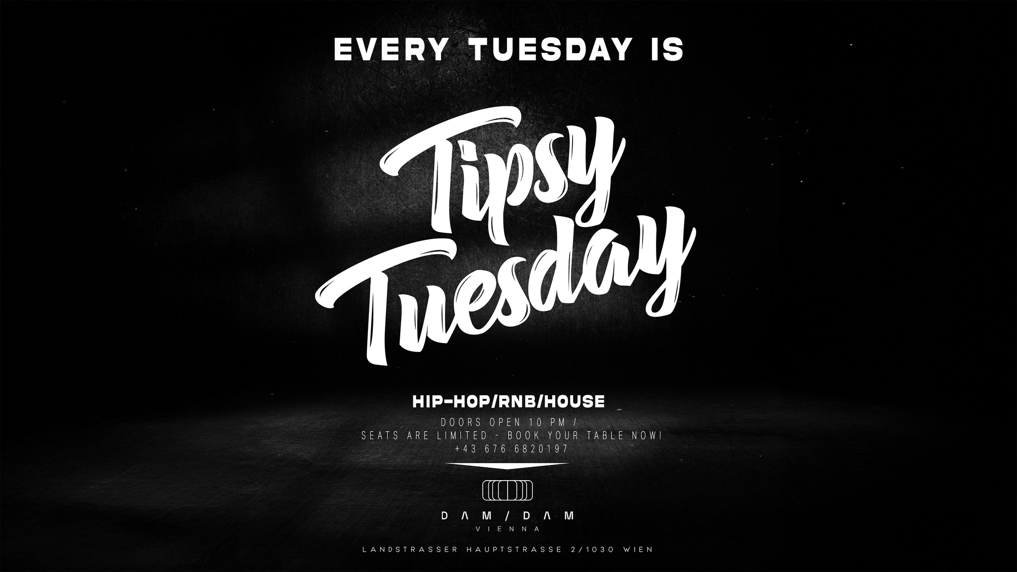 TIPSY TUESDAY am 6. May 2025 @ DAM / DAM. TIPSY TUESDAY am 6. May 2025 @ DAM / DAM.